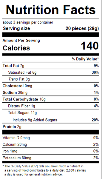 Sweetzo 3.1 oz. Dubai Cookie Dough Bites Theater Box