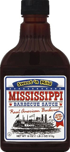 Mississippi 18 oz. Sweet 'n Mild BBQ Sauce
