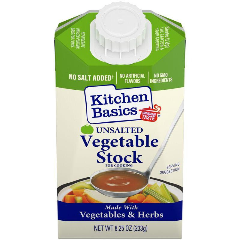 Kitchen Basics® 8.25 oz. Unsalted Vegetable Stock