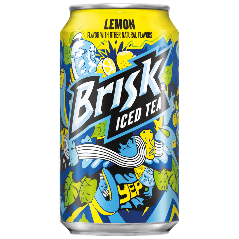 Brisk 12 fl. oz. Lemon Iced Tea Drink, Can