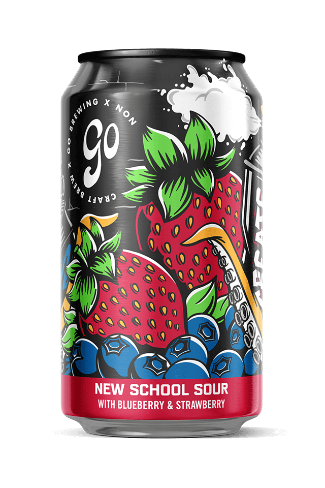 Go Brewing 12 fl. oz. Non-Alcoholic New School Sour Berry (6 Pack)