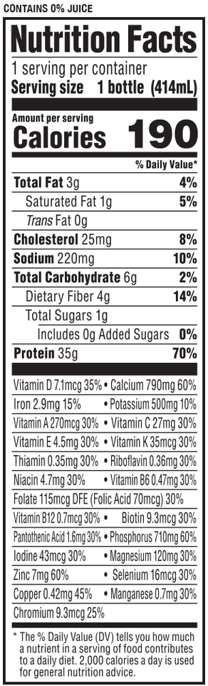 Peak Promise™ 14 fl. oz. Chocolate Flavored Shake