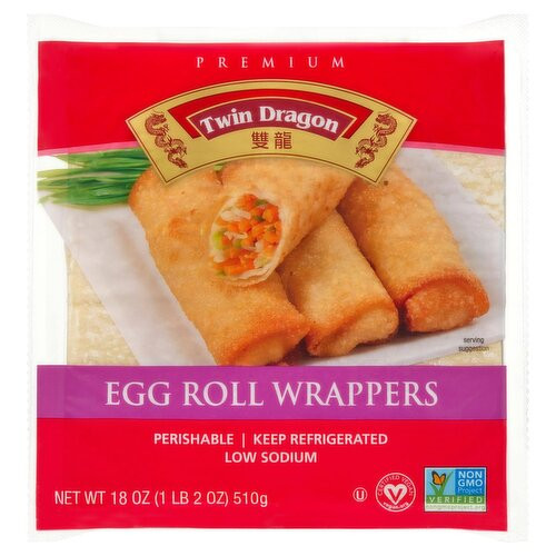 Twin Dragon 18 oz. Premium Egg Roll Wrappers