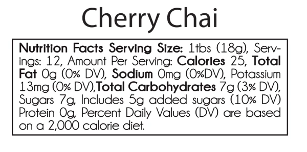 BRINS 7.5 oz. Cherry Chai Jam