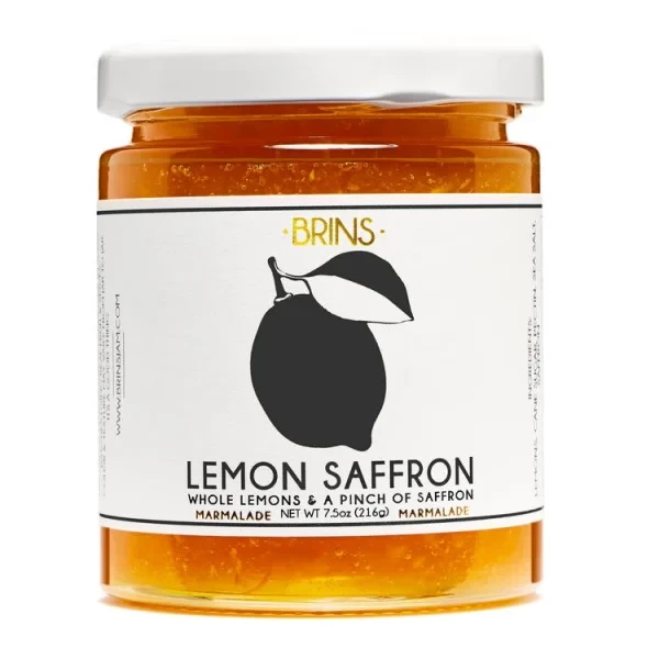 BRINS 7.5 oz. Lemon Saffron Marmalade