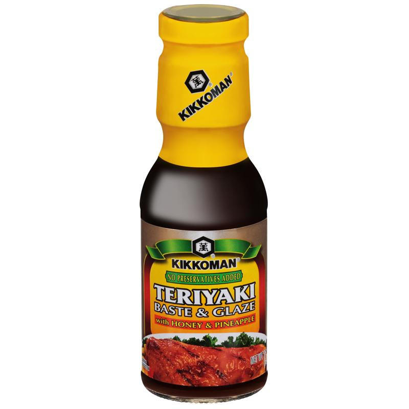 Kikkoman® 12.1 fl. oz. Honey Pineapple Teriyaki BBQ & Glaze Sauce