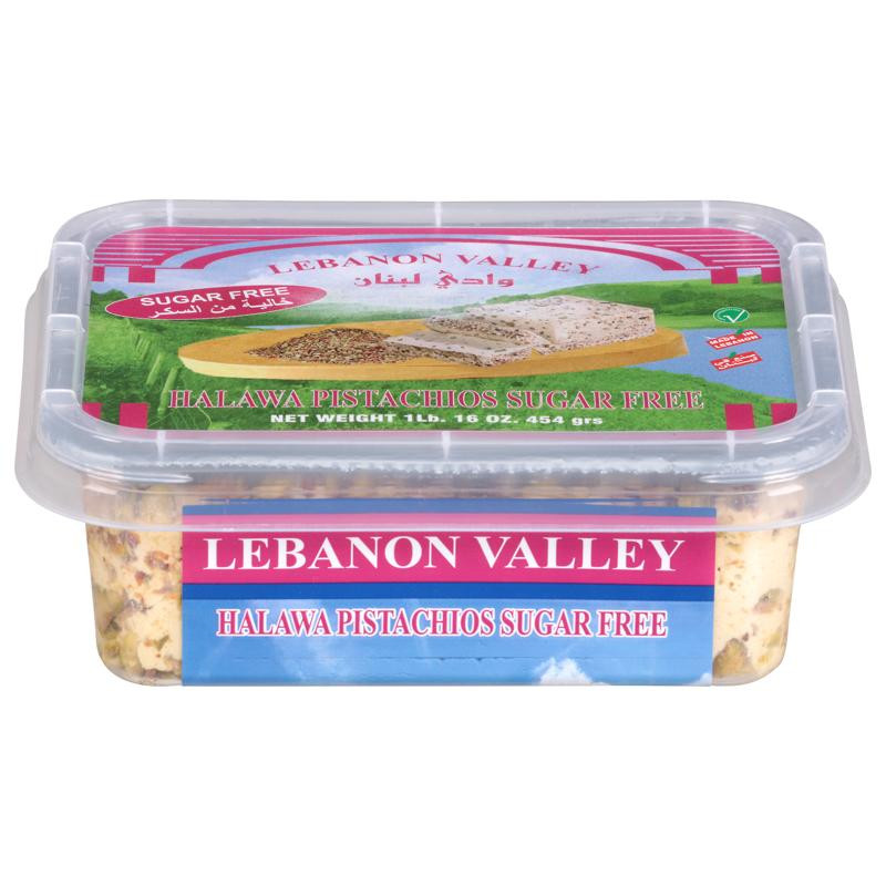 Lebanon Valley 16 oz. Sugar Free Halva with Pistachios
