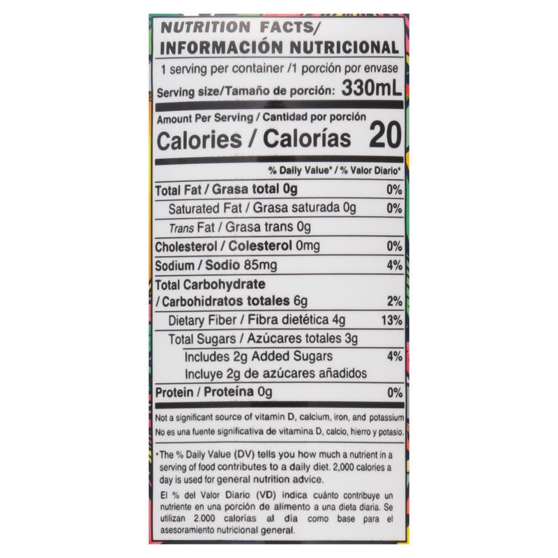 Lunish 11.16 fl. oz. Mango Low Sugar Prebiotic Sparkling Soda