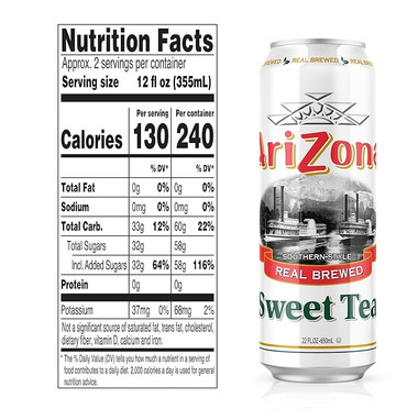 AriZona 22 fl. oz. Sweet Tea | Kitch'n