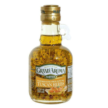Grand' Aroma 8.5 fl .oz. Tuscan Herbs Extra Virgin Olive Oil | Kitch'n