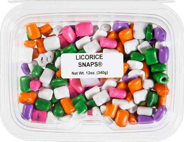 Kitch'n Snacks 12 oz. Licorice Snaps® Tub | Kitch'n