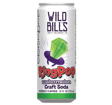 Wild Bill's 12 fl. oz. Ring Pop Watermelon Flavored Craft Soda (6 Pack ...