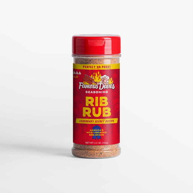 Famous Dave's 5.5 oz. Rib Rub Seasoning | Kitch'n