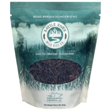 Battle River Wild Rice Co. 16 oz. Natural Minnesota Cultivated Wild ...