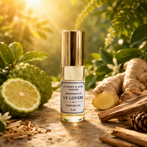 LV Lovers impression perfume oil in a 5 mL rollerball.