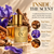 Unified Theory fragrance breakdown showing warm spices, roasted chestnut-like sweetness, and boozy warmth in the opening, powdery iris in the heart, and warm woods and amber in the base.