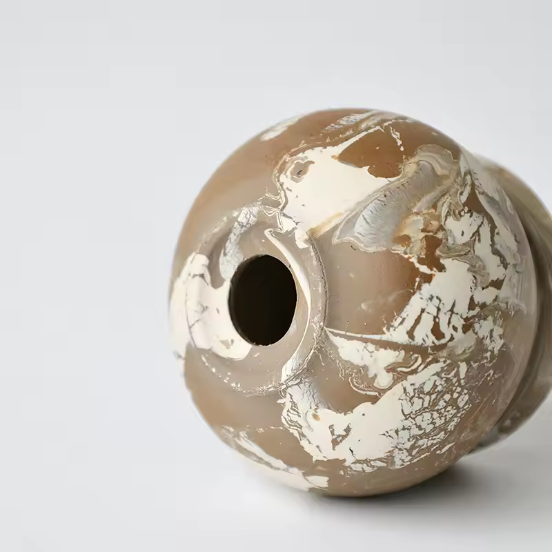 Circular Ceramic Small Flowerpot
