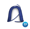 Excel Air Machine 30ft Coil Hose - blue