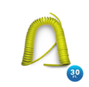 Excel Air Machine 30ft Coil Hose - yellow