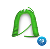 Excel Air Machine 45ft Coil Hose - green