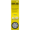 Stainless Steel SC05 FREE AIR  FREE VAC Instructions Decal