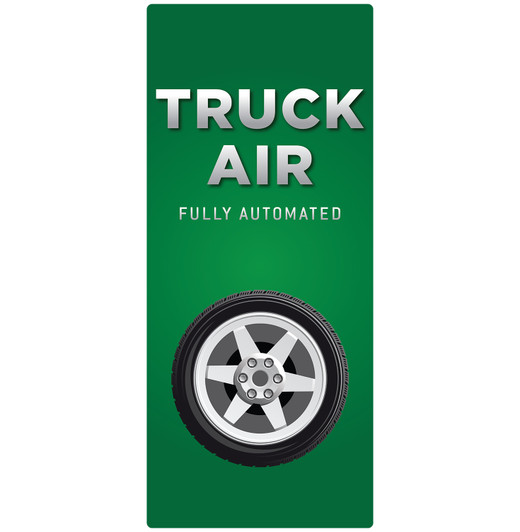 Stainless Steel SC05 LEFT Side Decal  TRUCK 24” x 10.25”