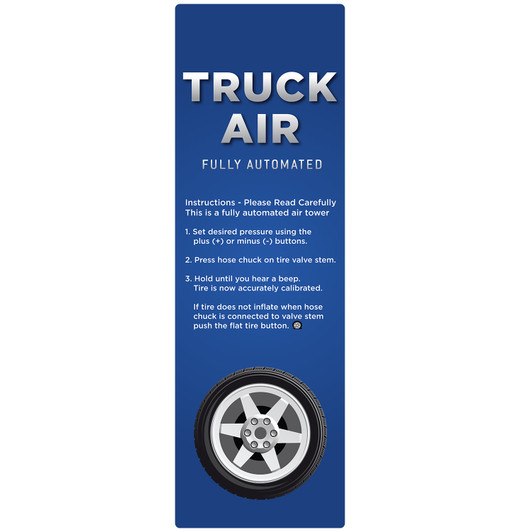 Excel air machine _truck decal