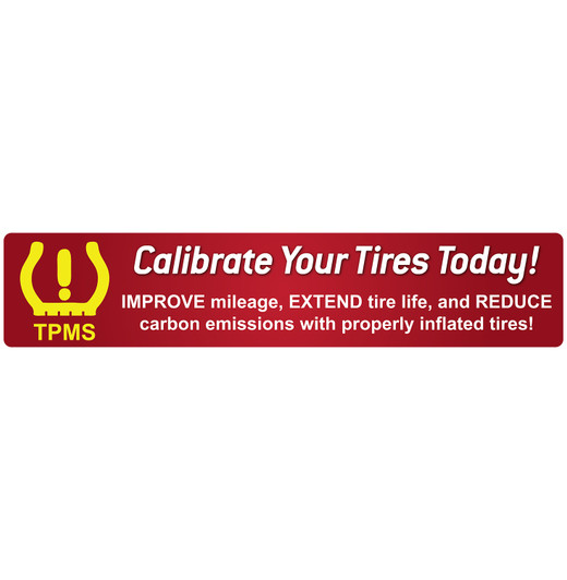SC09 Calibrate Your Tires Decal