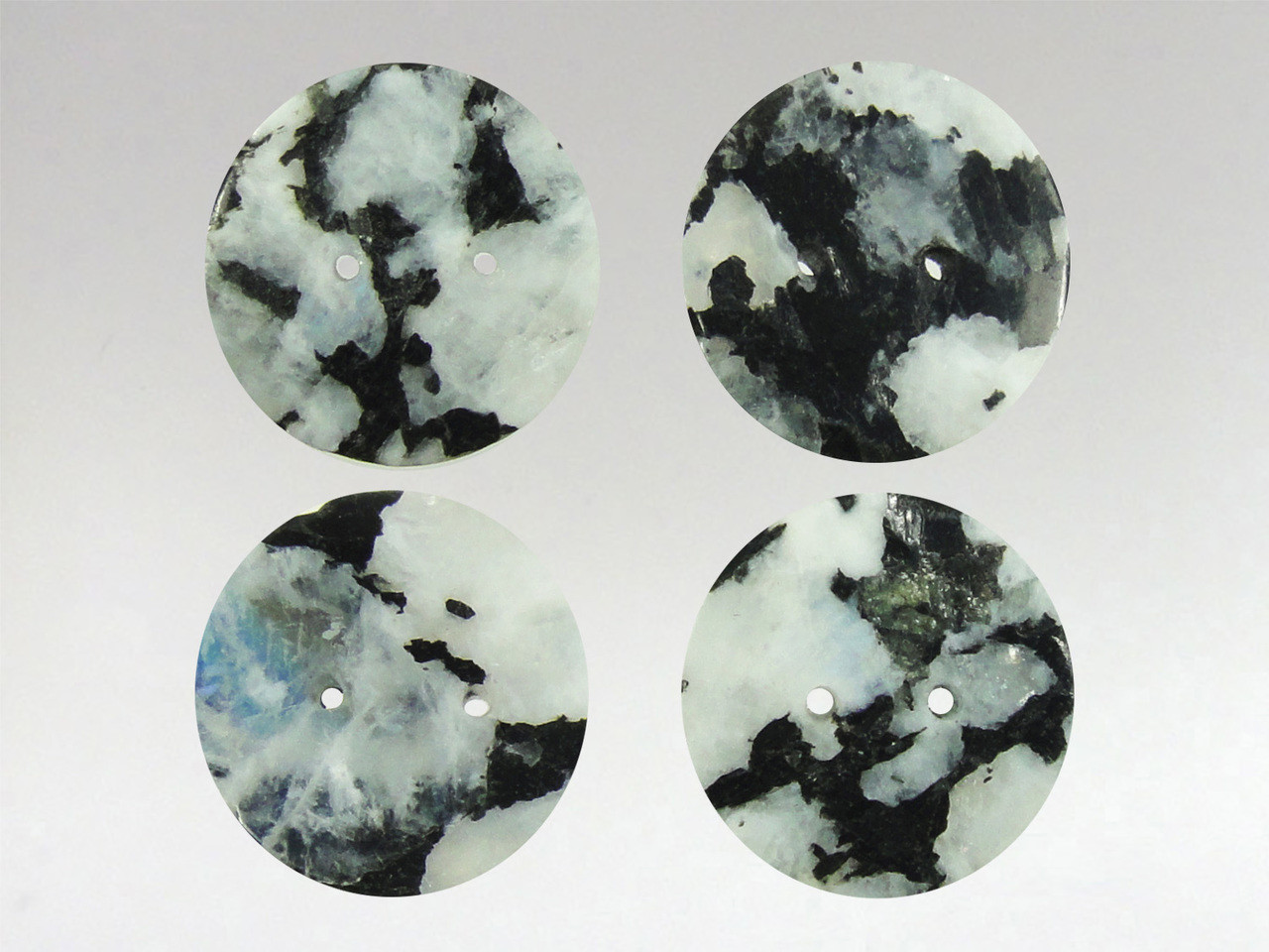 Buttons 20mm Rainbow Moonstone Crystal Store Australia