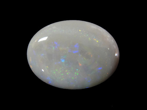 Beautiful 16x22mm White Opal Cabochon with amazing colours.