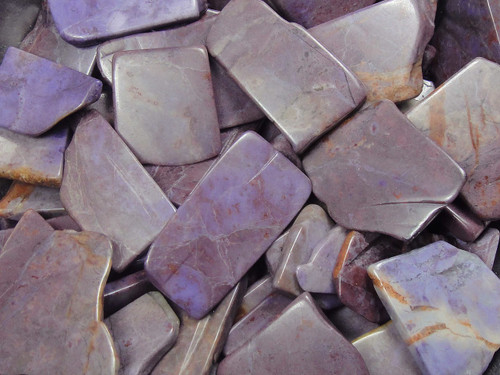 Jadeite Purple Tumbled Stone Slice -  250g bag