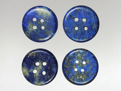 20mm Lapis Lazuli buttons - pack of 4.