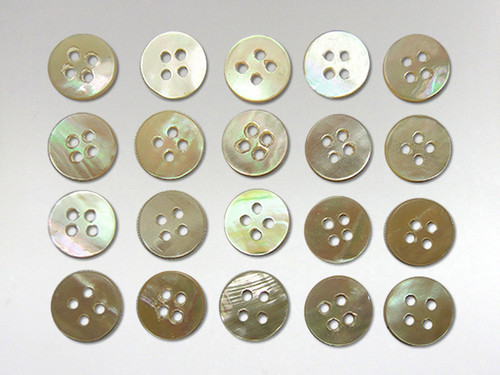 10mm Abalone Shell buttons - pack of 20.