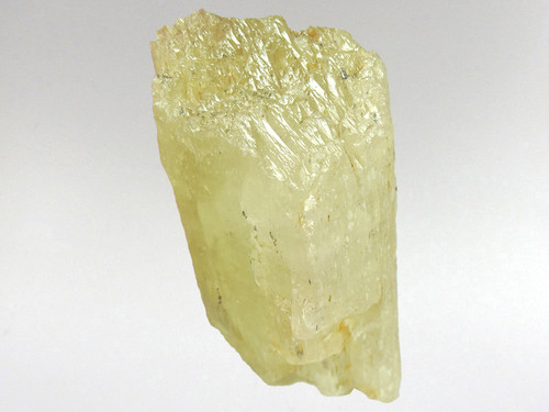 Appealing natural Hiddenite rehealed crystal with stunning clarity