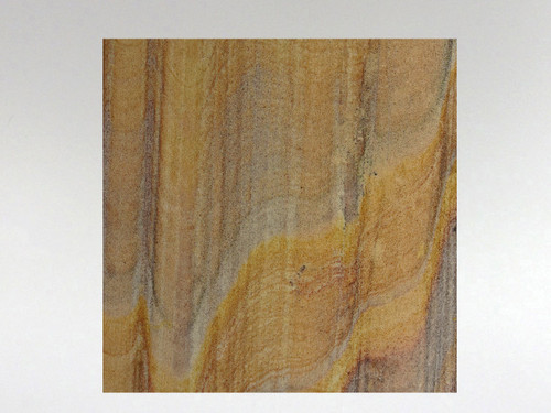 Beautiful earth toned rainbow sandstone tile with amazing wavelike patterns.