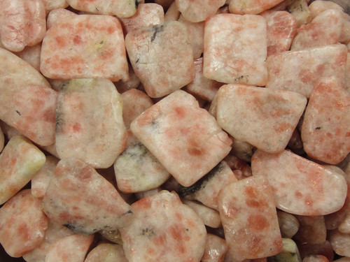 Sunstone in Matrix Tumbled Stone Slice -  250g bag