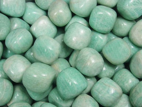 Amazonite tumbled stone 250g bag