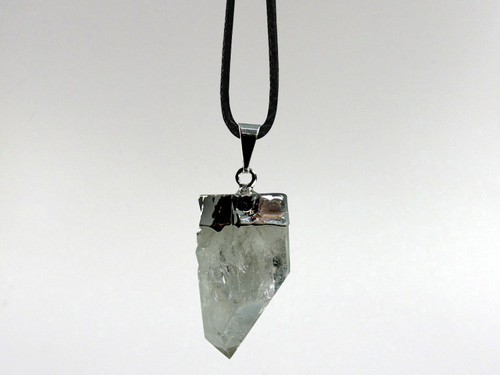 Clear Quartz Natural Point pendant (sample photo)