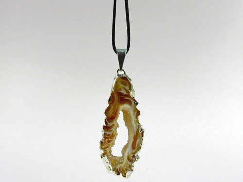 Agate Slice Pendant-H