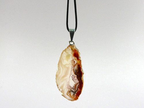 Agate Slice Pendant-K
