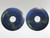15mm Lapis Lazuli Donut Pendant - Pack of two