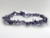 Iolite (water sapphire) chip bracelet strung on stretch elastic.