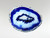 Agate Slice Sml - Blue 1