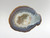 Gorgeous crystalline center agate.  One off collectors item!
