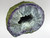 Unique geode with lilac rim and crystalline center ... soothing ...healing!