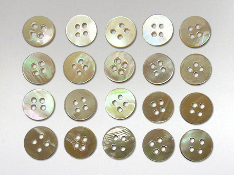 Buttons 10mm - Abalone Shell