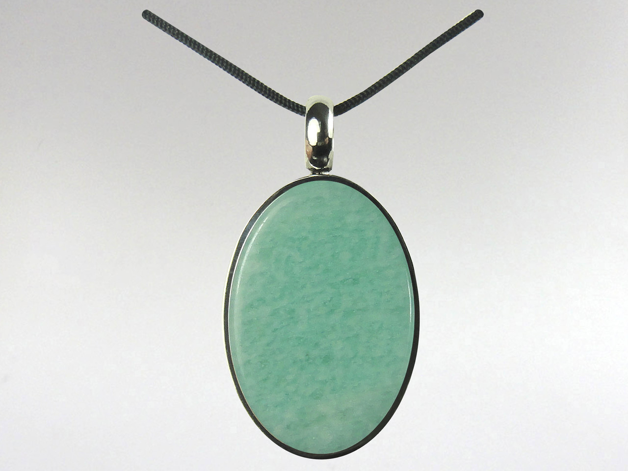 Oval Pendant - Amazonite