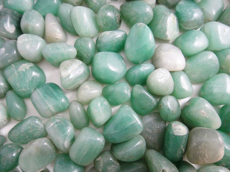 Beads Olive - Green Aventurine 150g