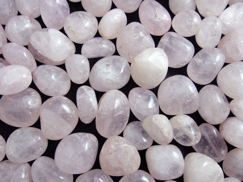 Beads Olive - Rose Quartz 150g