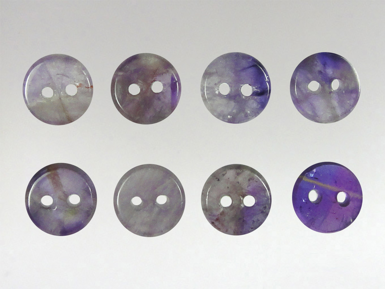 Buttons 10mm - Amethyst